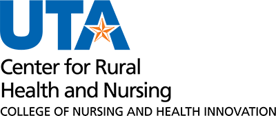 Center for Rural Health and Nursing, U T A College of Nursing and Health Innovation logo